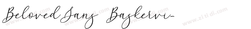 BelovedSans Baskervi字体转换